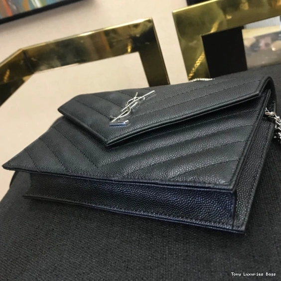Tony Luxuries CHAIN YSL CASSANDRE WALLET MATELASSÉ 0815